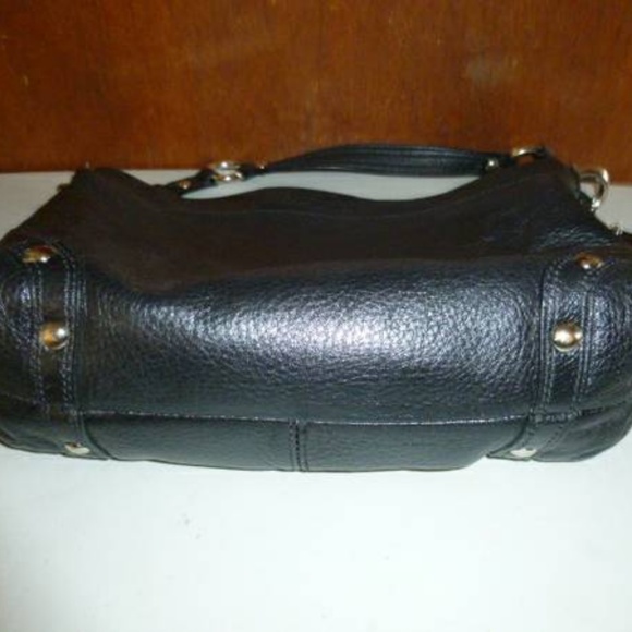Coach Black Leather Carly Bag - Picture 3 of 8